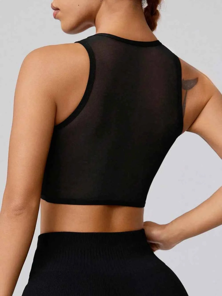 Round Neck Active Tank Top for Ultimate Comfort and Performance